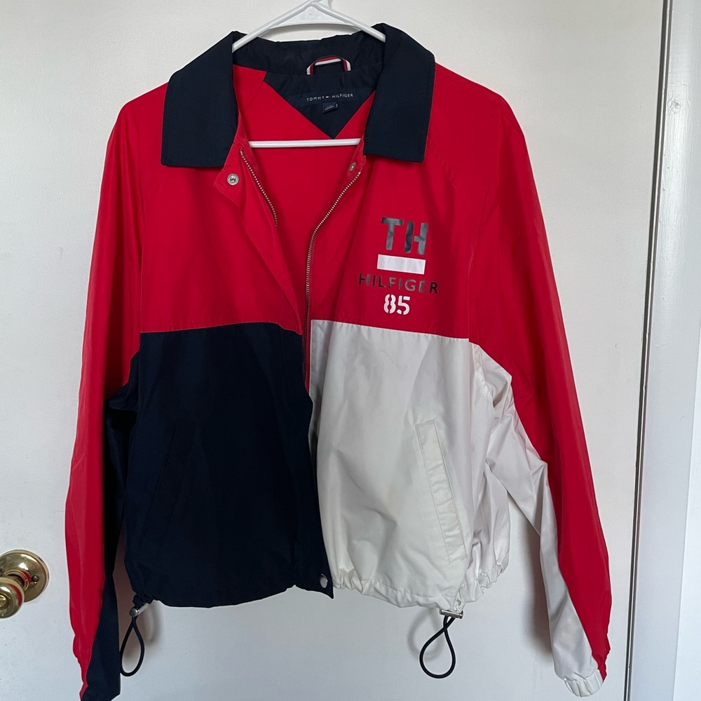 Tommy Hilfiger Red, White and Blue zip up Jacket
